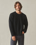 Men's French Rib Crew - Black
